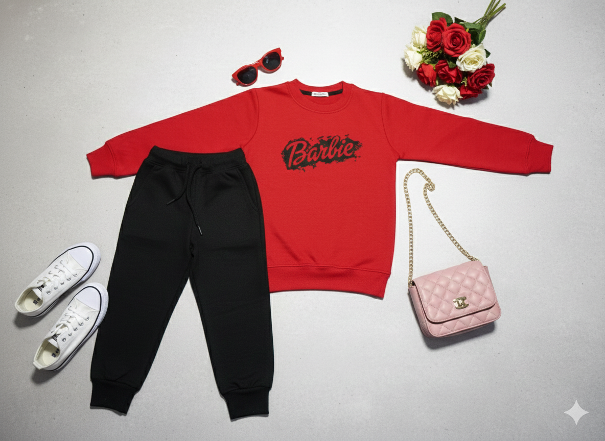 Peace Boy & Girl Hoodie Winter Set – Black Hoodie Outfit